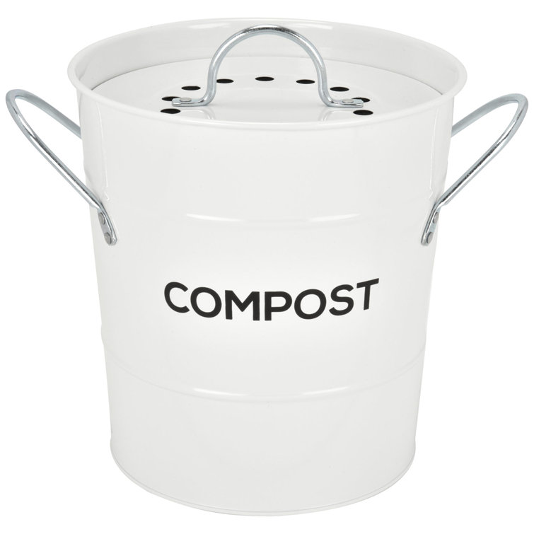 Spigo Steel 1 Gal. Kitchen Composter & Reviews Wayfair